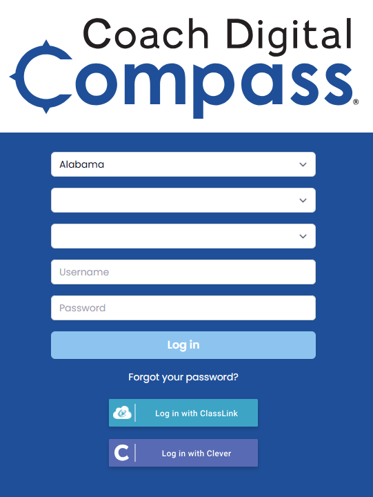 Coach Digital Compass Logging In