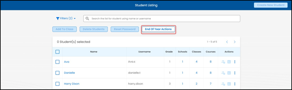 EPS Connect End-of-Year Actions