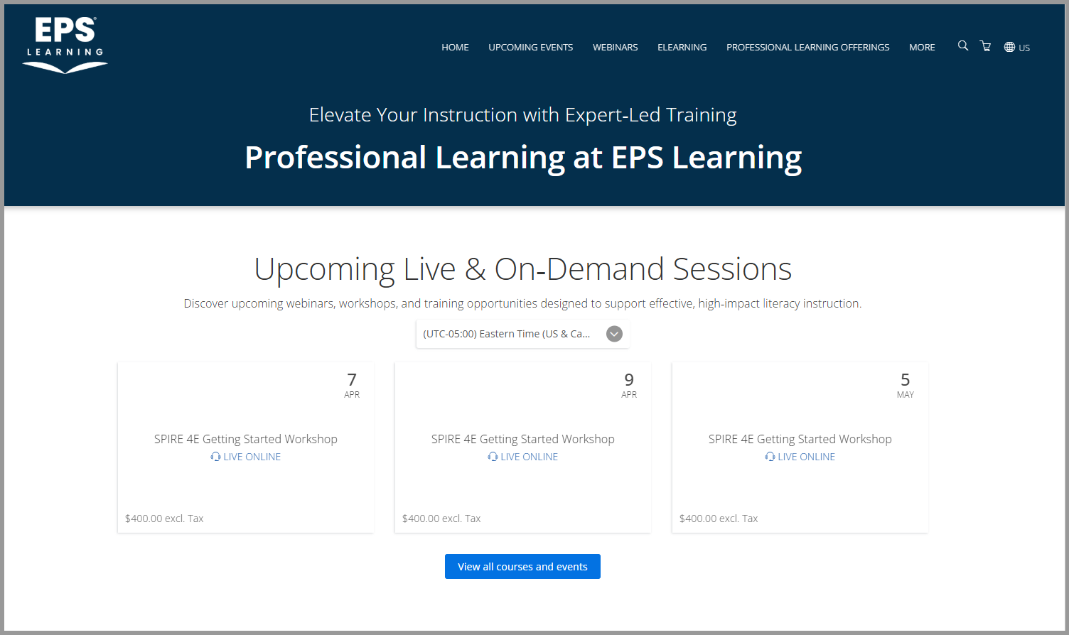Register for an Open Product Training Session